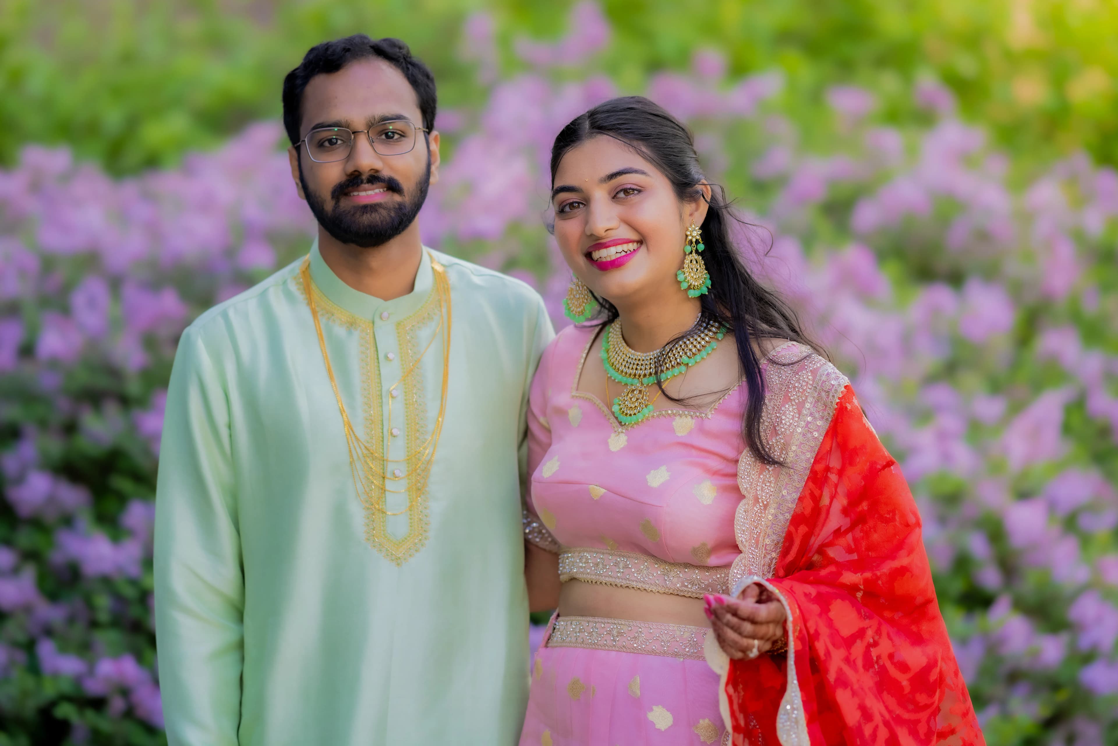 Soumya and Vishruth together